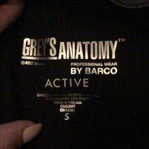 Greys anatomy black scrubs pants size S